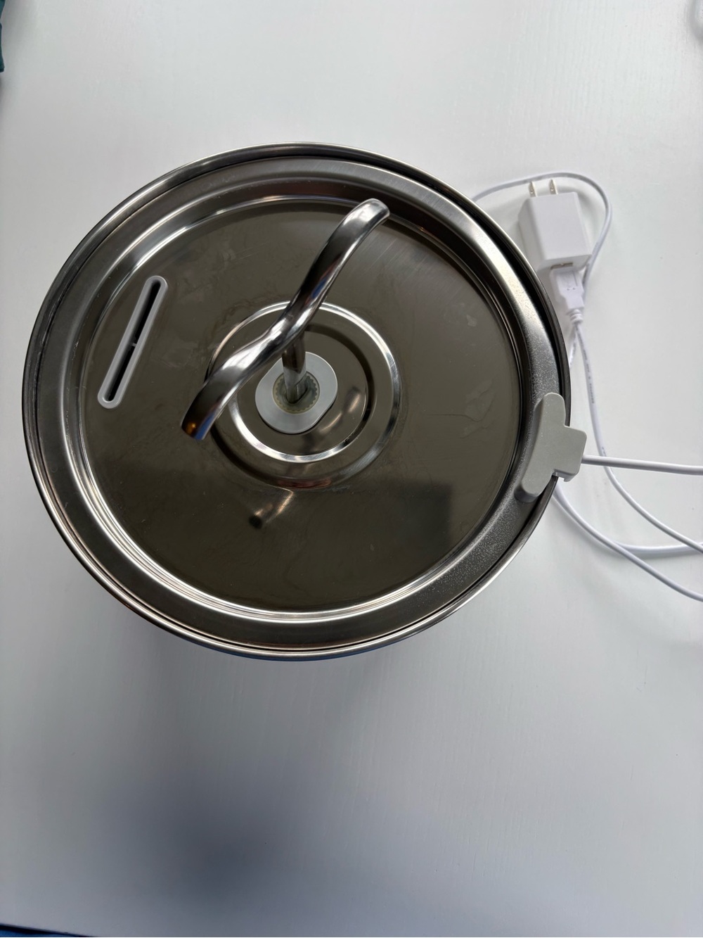 Stainless steel cat water fountain